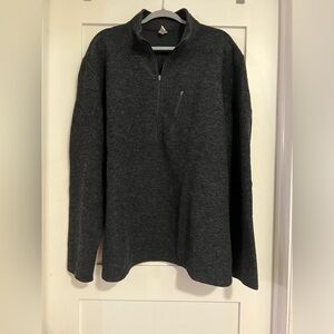 Ibex XXL wool 1/4 zip sweater